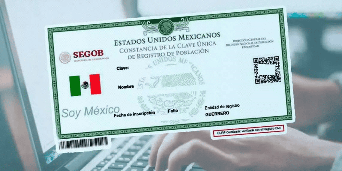 Para qué sirve la CURP Certificada