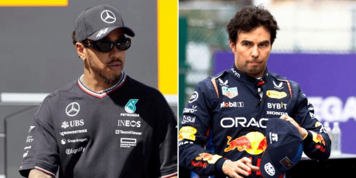 "¿Qué demonios está haciendo este idiota?", Checo Pérez tiene altercado con Lewis Hamilton