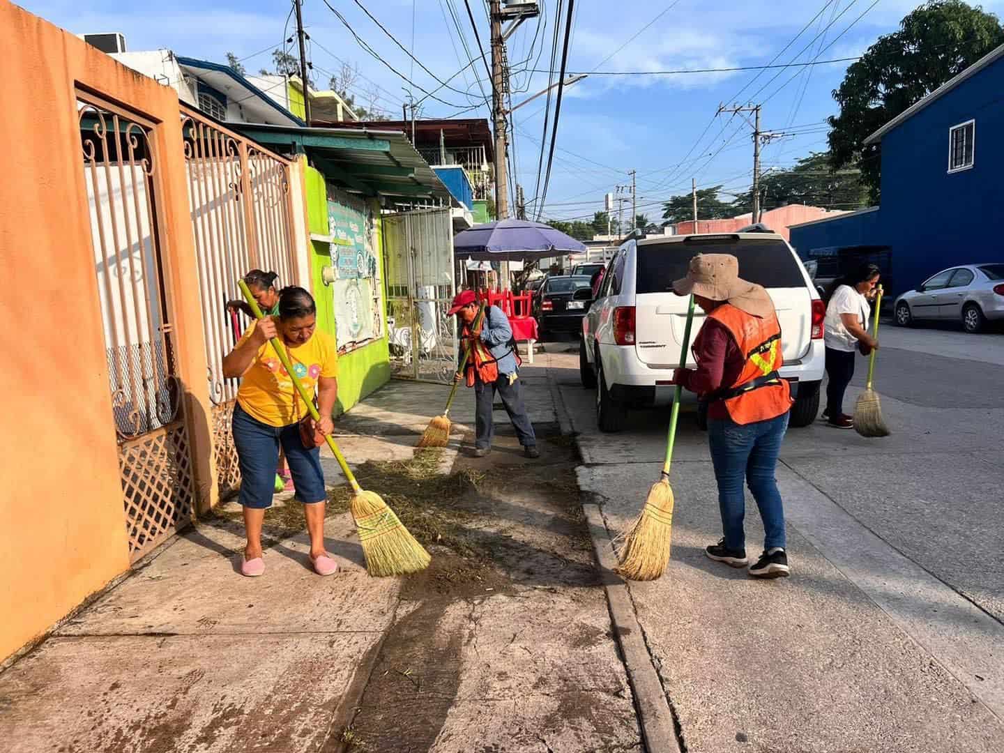 Fortalecen Jornada de Limpieza vecinos de la colonia Miguel Hidalgo Tercera Sección