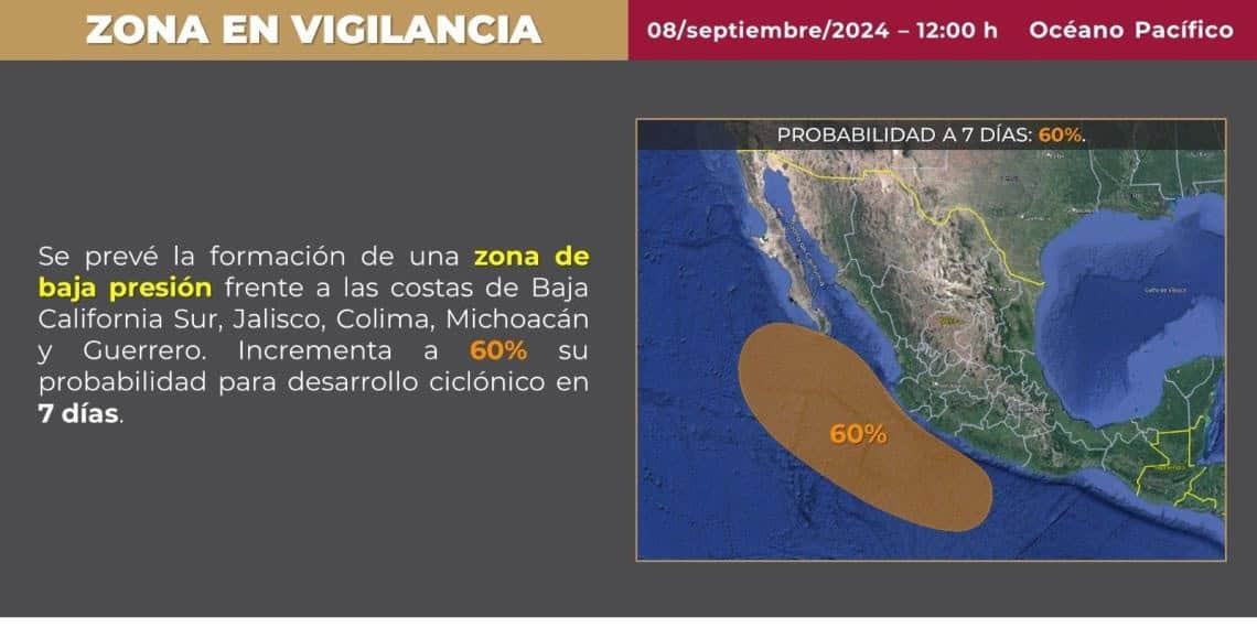 Alertan por la formación de dos ciclones en costas mexicanas: dónde y cuándo se prevén