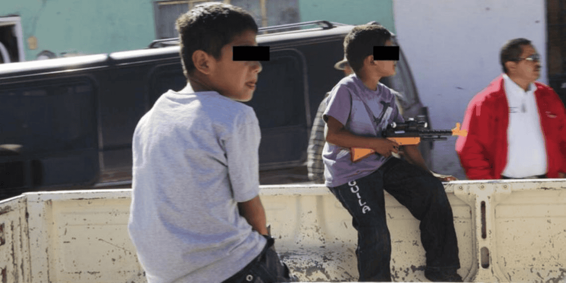 Jugando a ser ladrones: suman 22 presuntos "niños sicarios" detenidos en Sonora